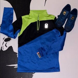 Spyder Boys Ambush Zip T-Neck Pullover